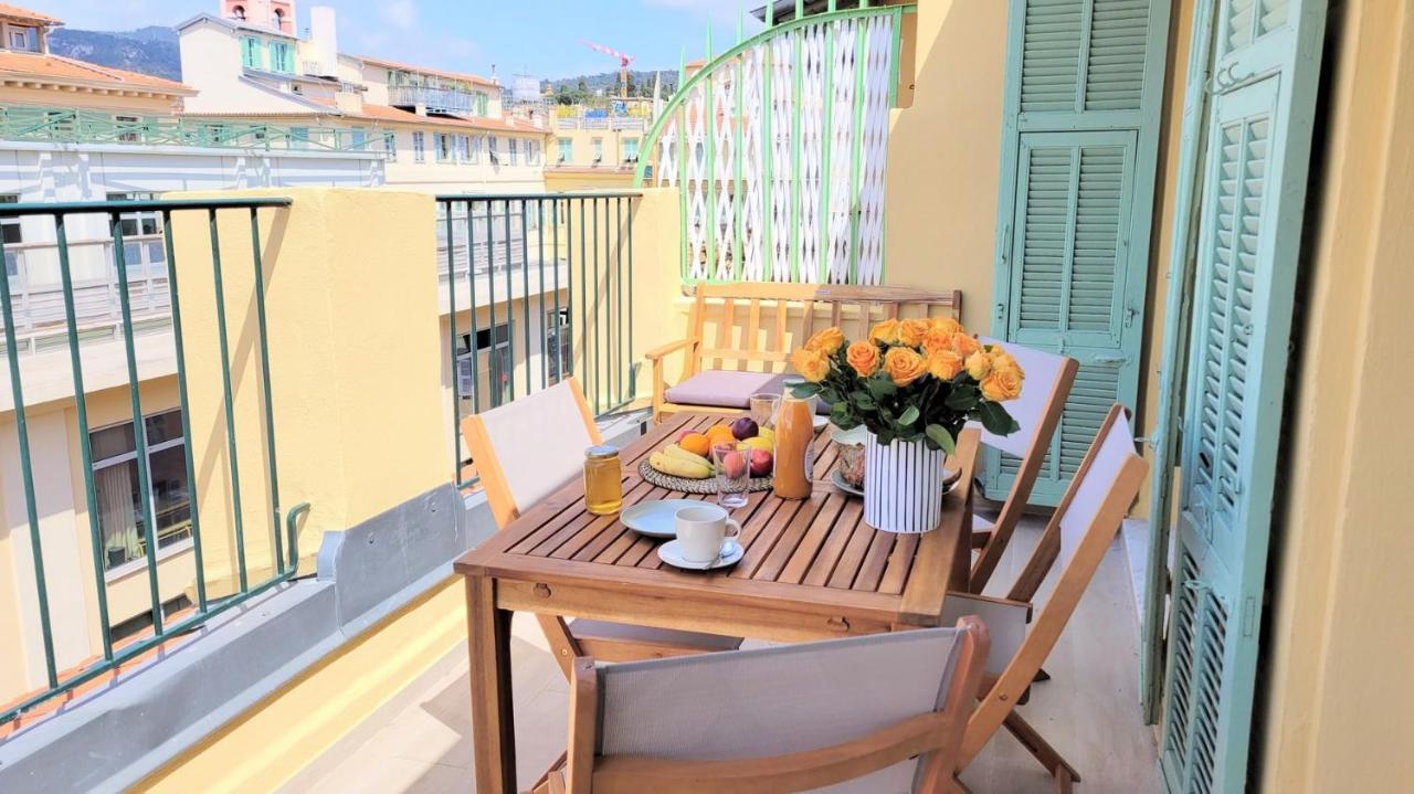 Ze Perfect Place - Opera Nice - Appartement 2 Chb - Ac - Terrasse Kültér fotó